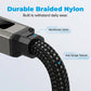 ⏳Time-Limited Special⏰4-in-1 Charging Cable with Digital Display & Keychain – Fast-Charging, Kink-Resistant & Compact