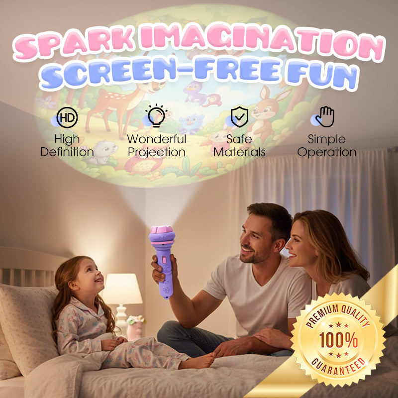 🔥Limited stock available 50% OFF🔥Early Education Projector Torch for Kids