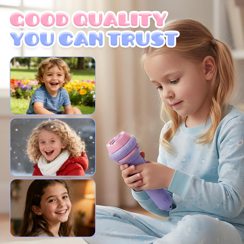 🔥Limited stock available 50% OFF🔥Early Education Projector Torch for Kids