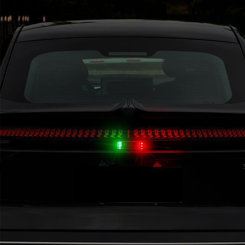 Solar-Powered LED Strobe Warning Light