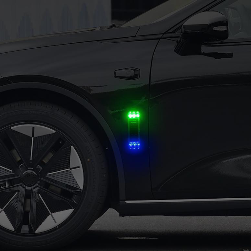 Solar-Powered LED Strobe Warning Light
