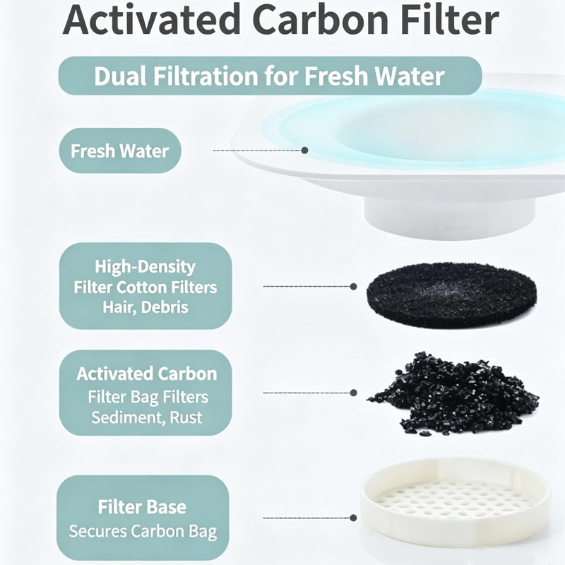Automatic Pet Water Dispenser with Filter