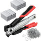 Heavy-Duty C-Type Staple Plier for Cage Assembly
