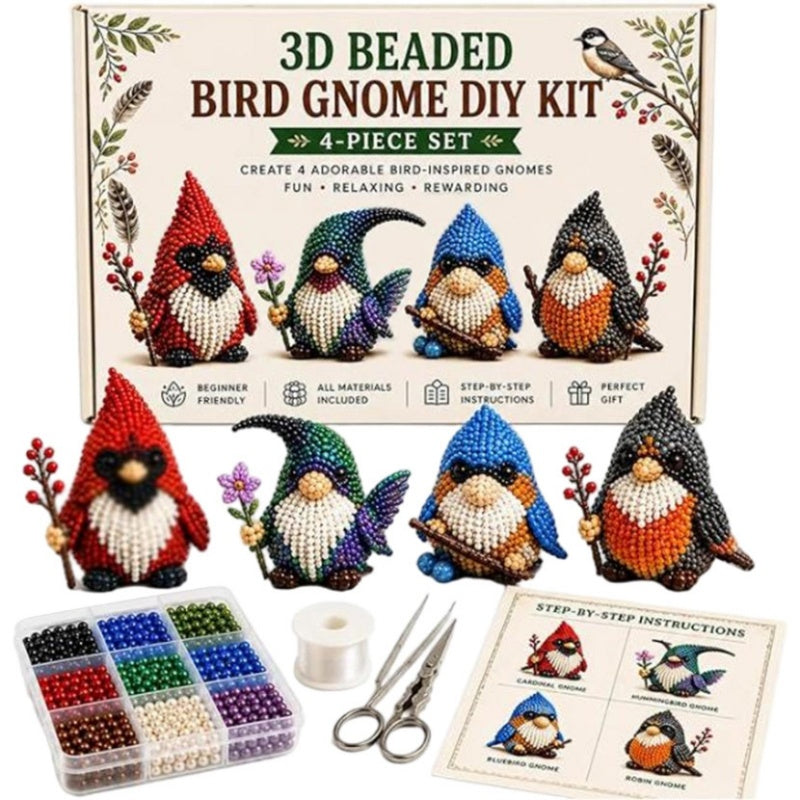 ⏰️Last Day For Free Shipping⌛️3D Beaded Animal DIY Craft Kit