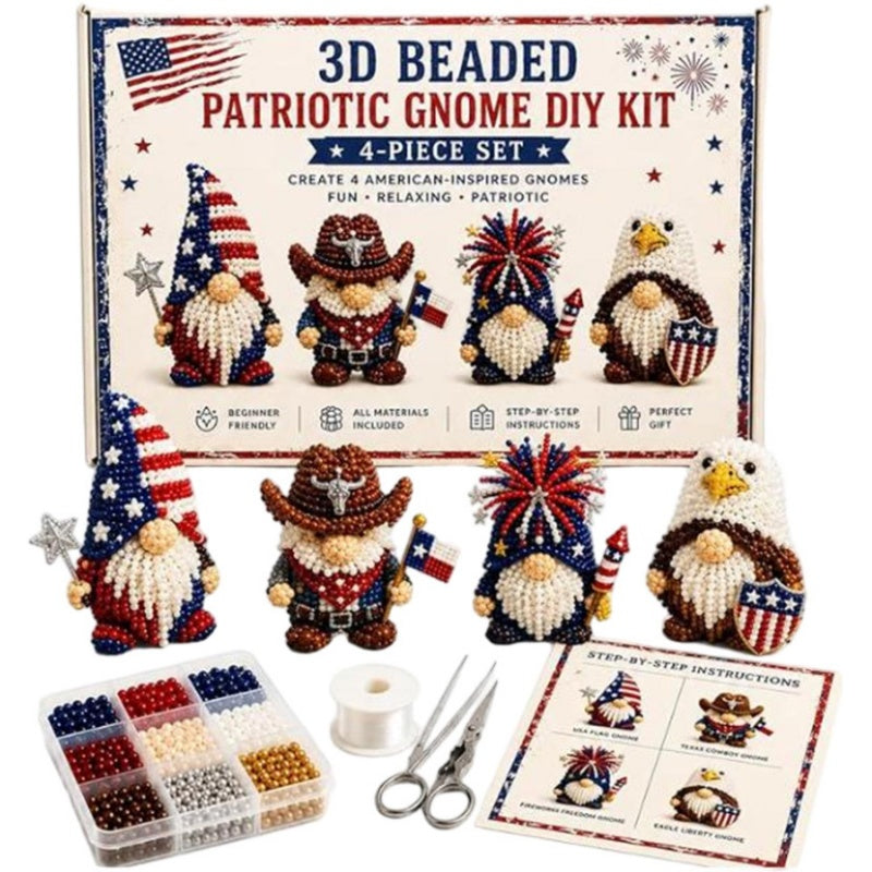 ⏰️Last Day For Free Shipping⌛️3D Beaded Animal DIY Craft Kit