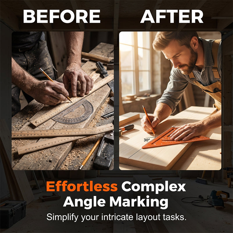 📐 LIMITED-TIME 50% OFF! ✨ Precision Woodworking Triangle Square – Adjustable, Anti-Rust, Alloy 🛠️