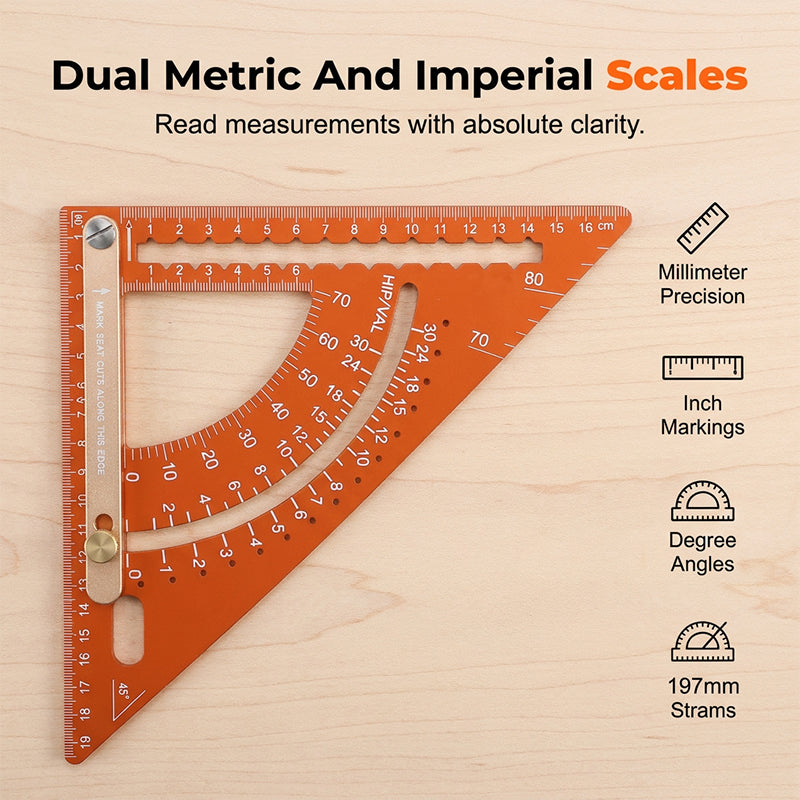 📐 LIMITED-TIME 50% OFF! ✨ Precision Woodworking Triangle Square – Adjustable, Anti-Rust, Alloy 🛠️