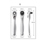 Compact Reversible Ratchet Spanner Tool