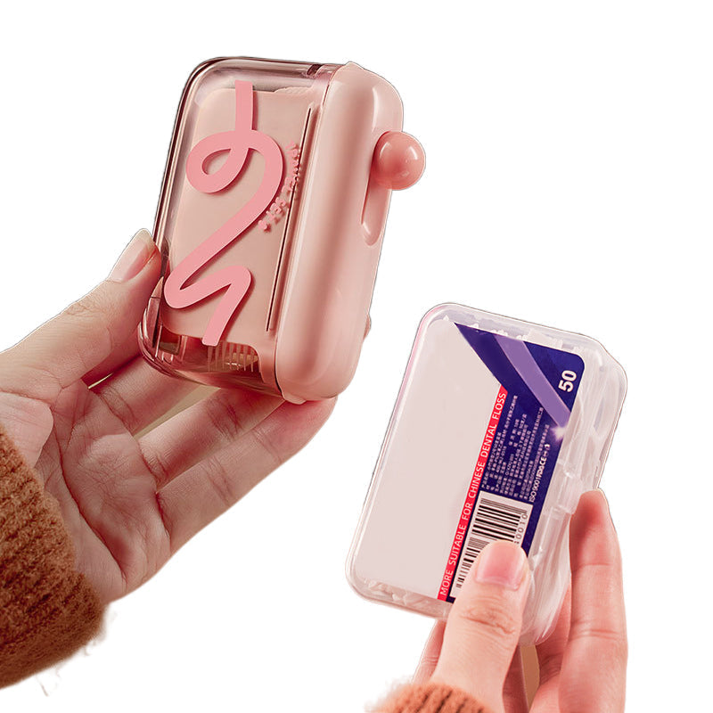 🦷 Just Press & Pop – Dentist-Approved Automatic Floss Dispenser, Hygienic & Mess-Free. 50% Off. UK Stock