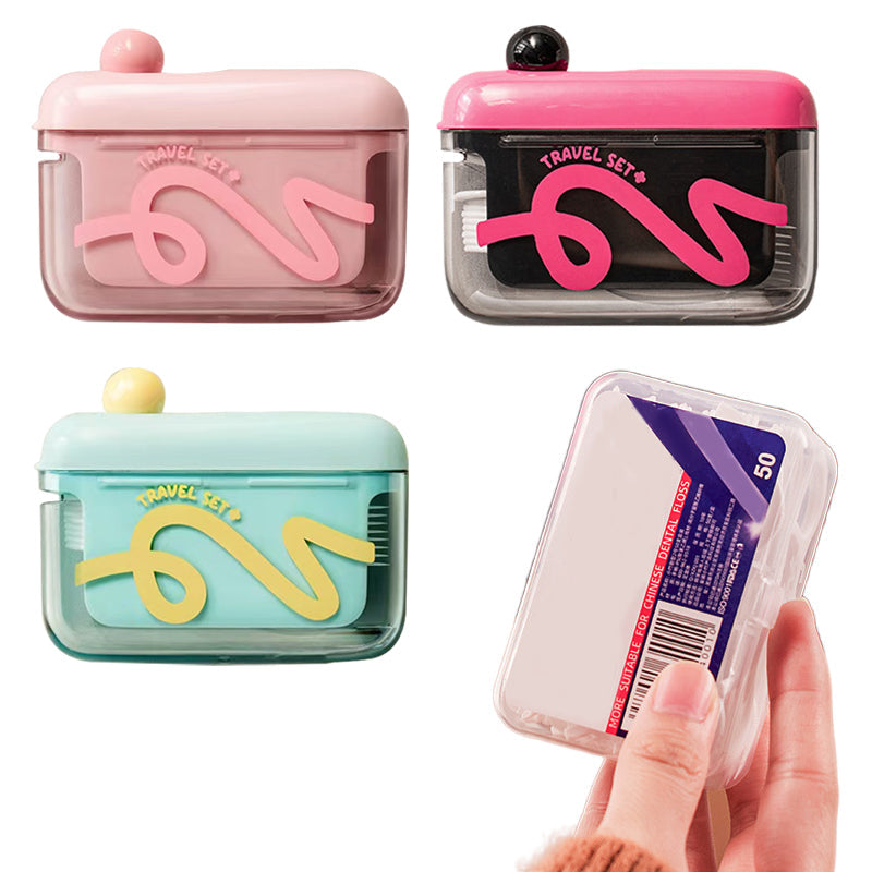 🦷 Just Press & Pop – Dentist-Approved Automatic Floss Dispenser, Hygienic & Mess-Free. 50% Off. UK Stock