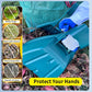 Large Leaf Scoop Hand Rake for Garden Cleanup