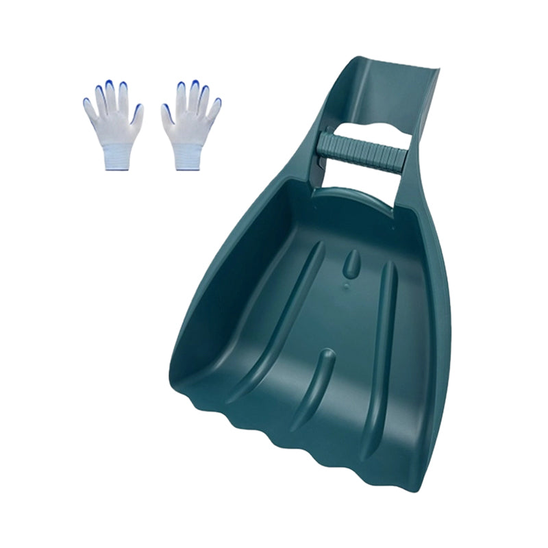 Large Leaf Scoop Hand Rake for Garden Cleanup