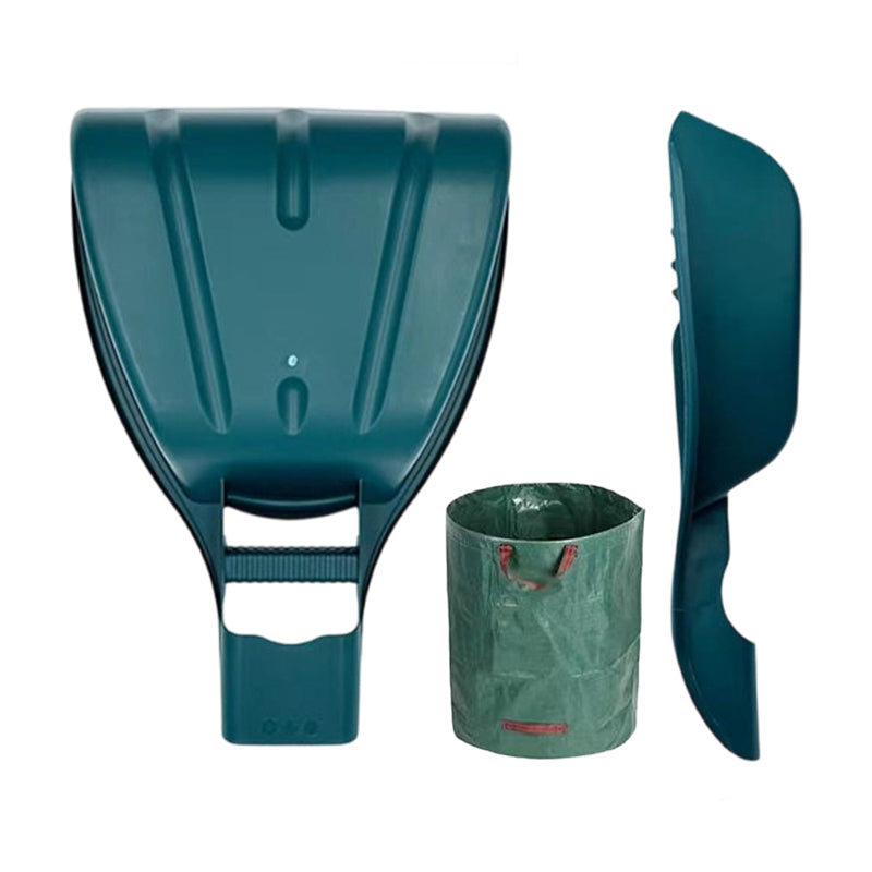 Large Leaf Scoop Hand Rake for Garden Cleanup