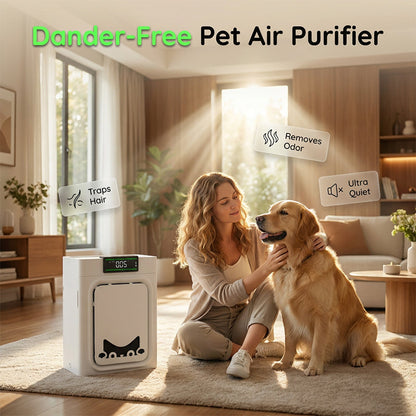 🐾 49% OFF NOW! 🌬️ Pet Air Purifier with Washable Filter – Captures dander, hair & odors – Quiet operation, compact – perfect for homes with dogs or cats 🐕
