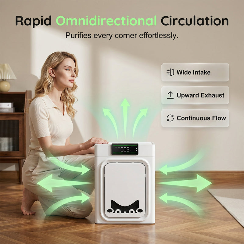 🐾 49% OFF NOW! 🌬️ Pet Air Purifier with Washable Filter – Captures dander, hair & odors – Quiet operation, compact – perfect for homes with dogs or cats 🐕