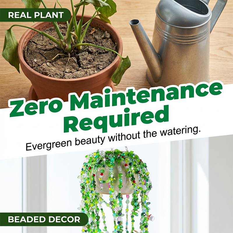 Sparkling Beaded Suncatcher Plant