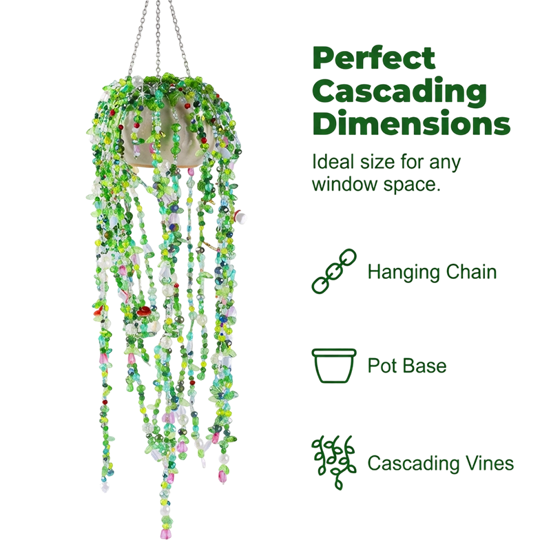Sparkling Beaded Suncatcher Plant