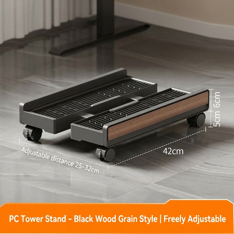 Rolling Computer Tower Stand for PC Case