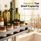 Punch-Free Kitchen Spice Rack Wall Mount Condiment Organizer