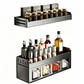 Punch-Free Kitchen Spice Rack Wall Mount Condiment Organizer
