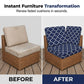 Patio Sofa Cushion Cover – Stretch, Water-Resistant ✨