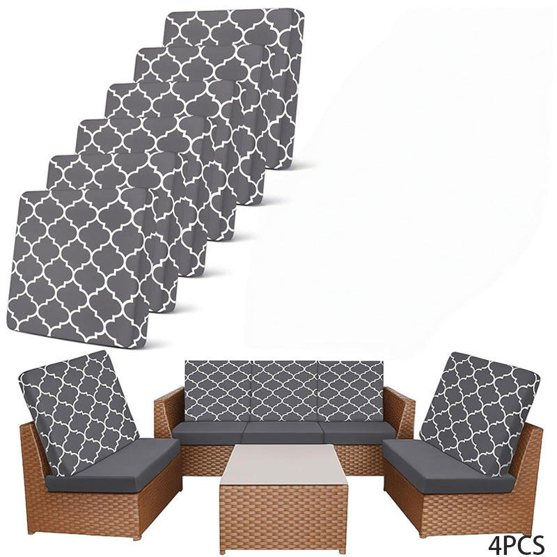 Patio Sofa Cushion Cover – Stretch, Water-Resistant ✨