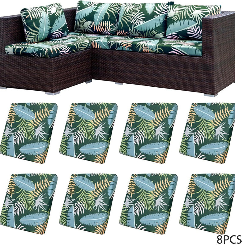Patio Sofa Cushion Cover – Stretch, Water-Resistant ✨