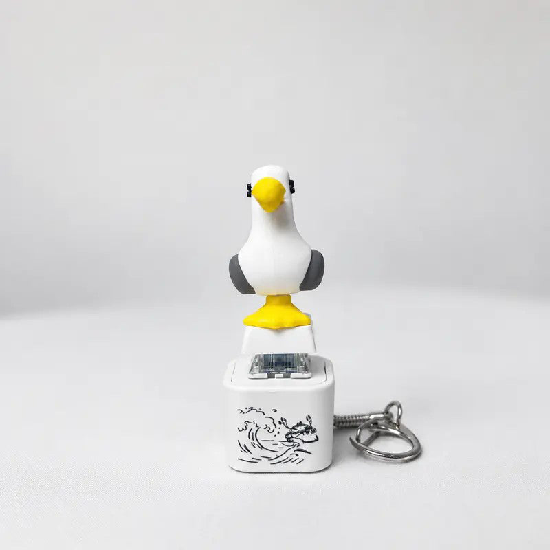 Stress Relief Sound Button Rechargeable Keychain