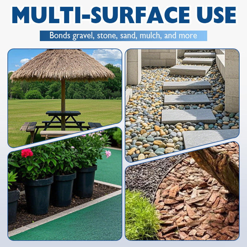 Clear Rock Glue for Landscaping