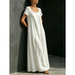 Minimalist Scoop Neck Summer Maxi Dress