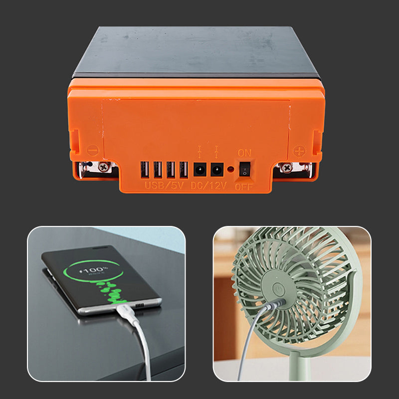 Lead Acid Battery-to-USB Power Bank Converter