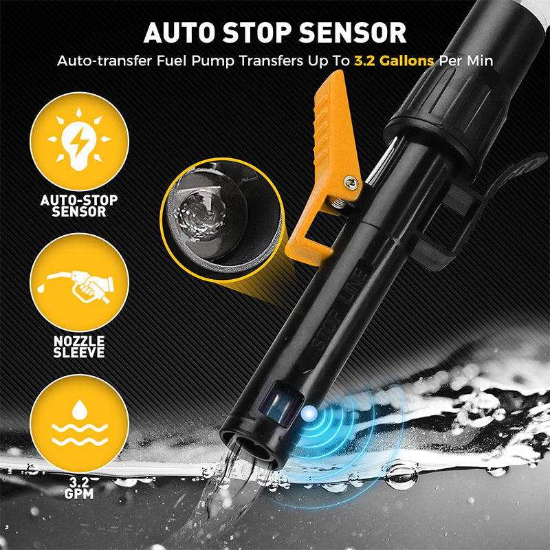 Auto-Stop Fuel Transfer Pump