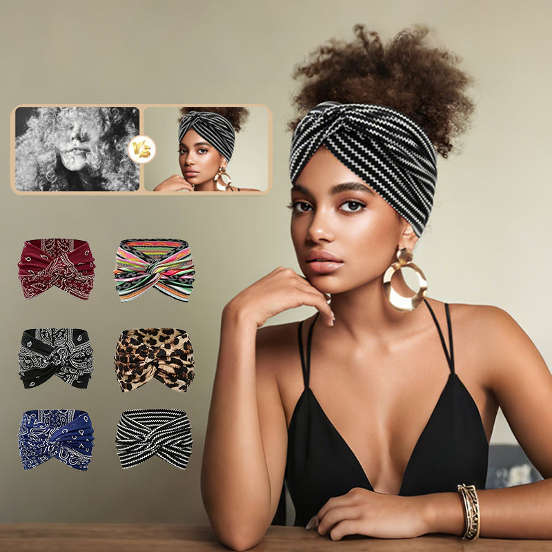 Twist-Front Wide Headband for Women