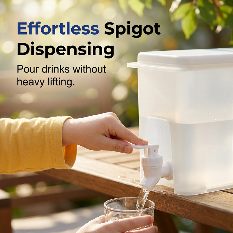 🧊 50% OFF NOW! ⏰ Large Capacity Fridge Cold Water Kettle – Slim & heat-resistant – Perfect for iced tea, juice or infused water – fits fridge door, easy pour spout 🧃