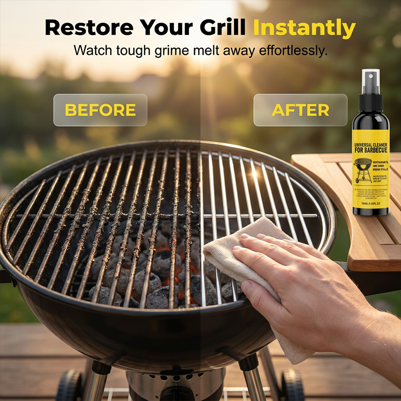 Universal BBQ Cleaner for Greasy Grills
