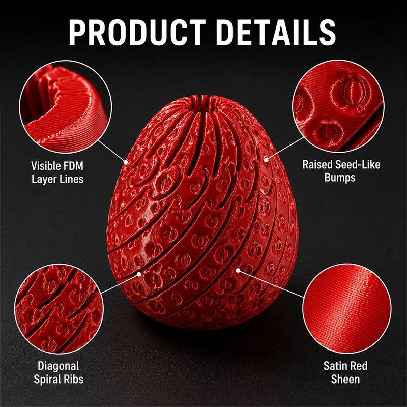 Stress Relief Strawberry Fidget Toy