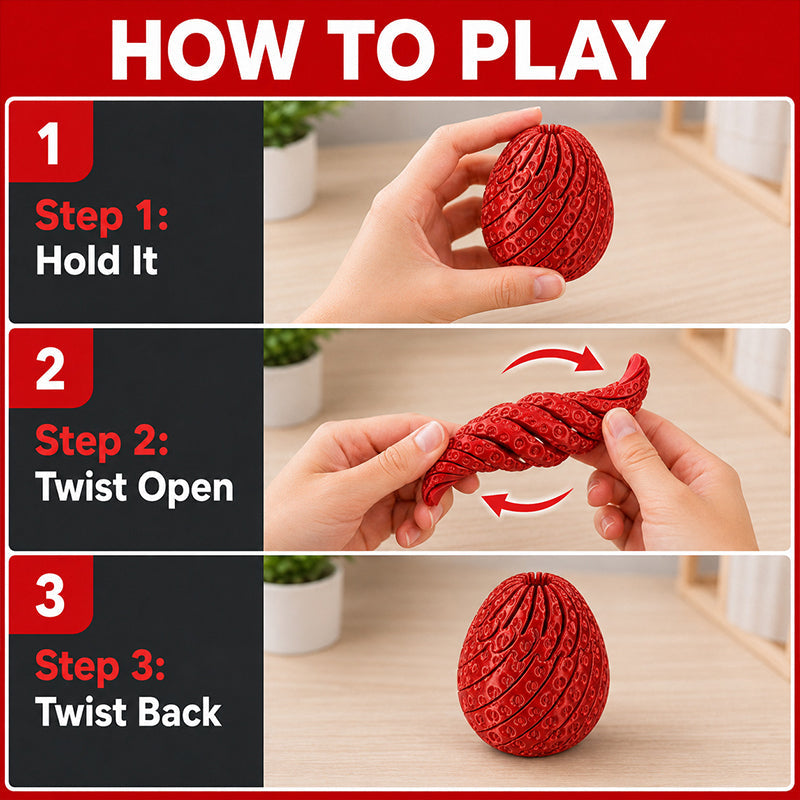 Stress Relief Strawberry Fidget Toy