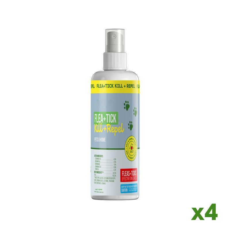 Natural Flea and Tick Repellent Spray for Cats