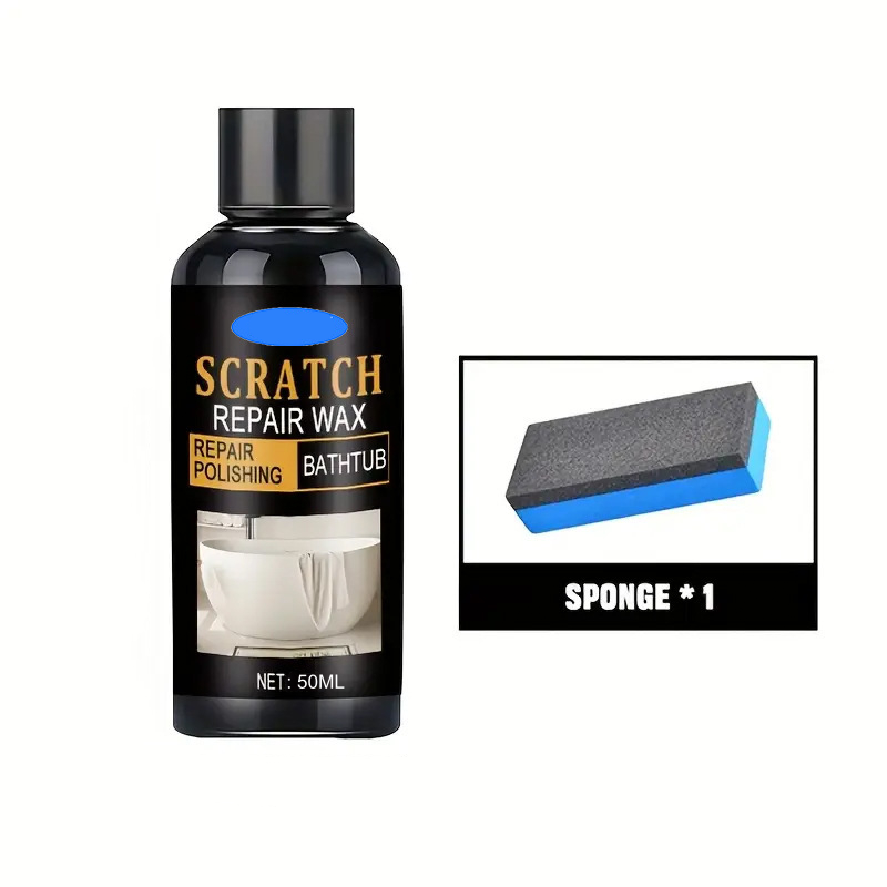 Bathroom Scratch Repair Wax with Sponge
