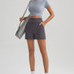 Women's High Waist Gym Fitness Shorts