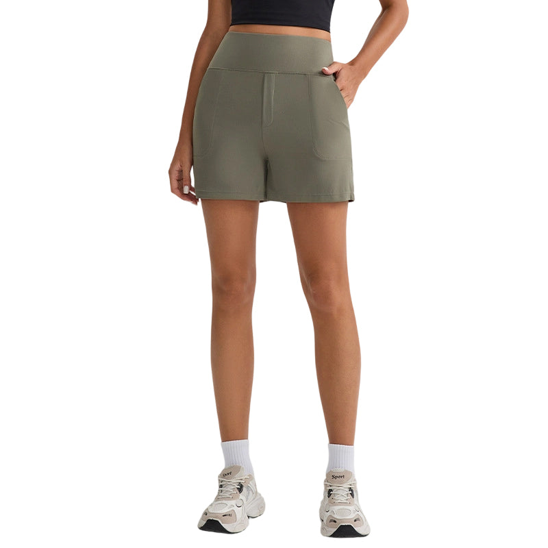 Women's High Waist Gym Fitness Shorts