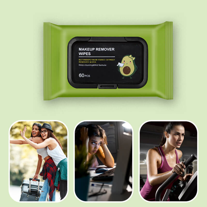 [perfect gift] Avocado Oil Eye Makeup Remover Wipes