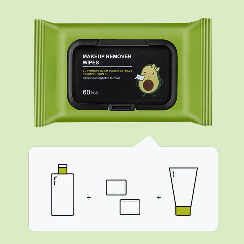 [perfect gift] Avocado Oil Eye Makeup Remover Wipes