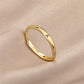 Minimalist Initial Ring for Everyday Elegance