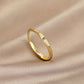 Minimalist Initial Ring for Everyday Elegance