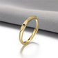 Minimalist Initial Ring for Everyday Elegance