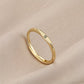Minimalist Initial Ring for Everyday Elegance