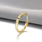 Minimalist Initial Ring for Everyday Elegance