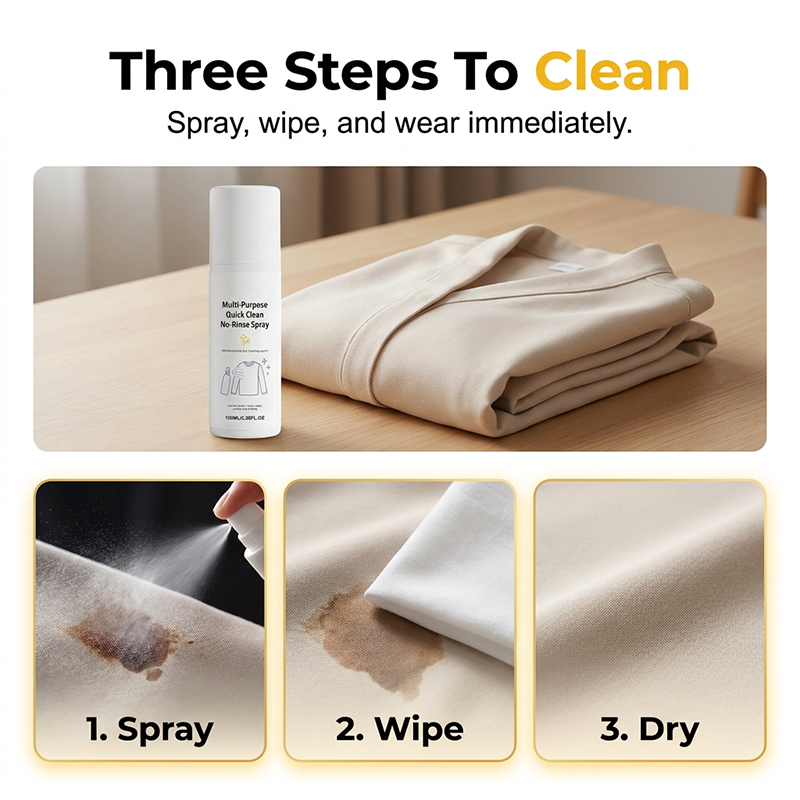 🔥Multi-Purpose Quick Clean No-Rinse Spray