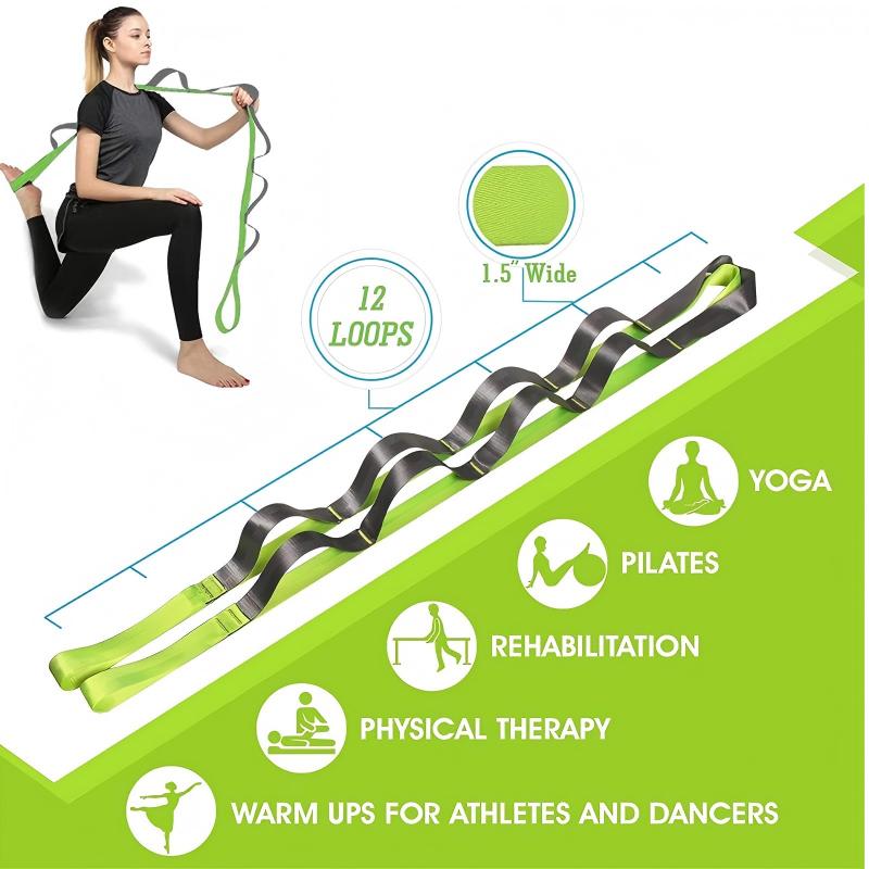 Multi-Loop Yoga Strap with Door Anchor